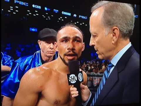 Keith Thurman Post Fight Interview vs Shawn Porter Wins Unanimous Decision MY THOUGHTS REVIEW