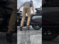The easy way to use your center stand