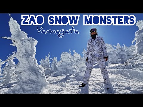 Adeyto ❄️🥶 SNOW MONSTERS AMAZING Juhyo ZAO ONSEN 🏂SKI RESORT Yamagata Japan 🎬 Huawei P30 PRO