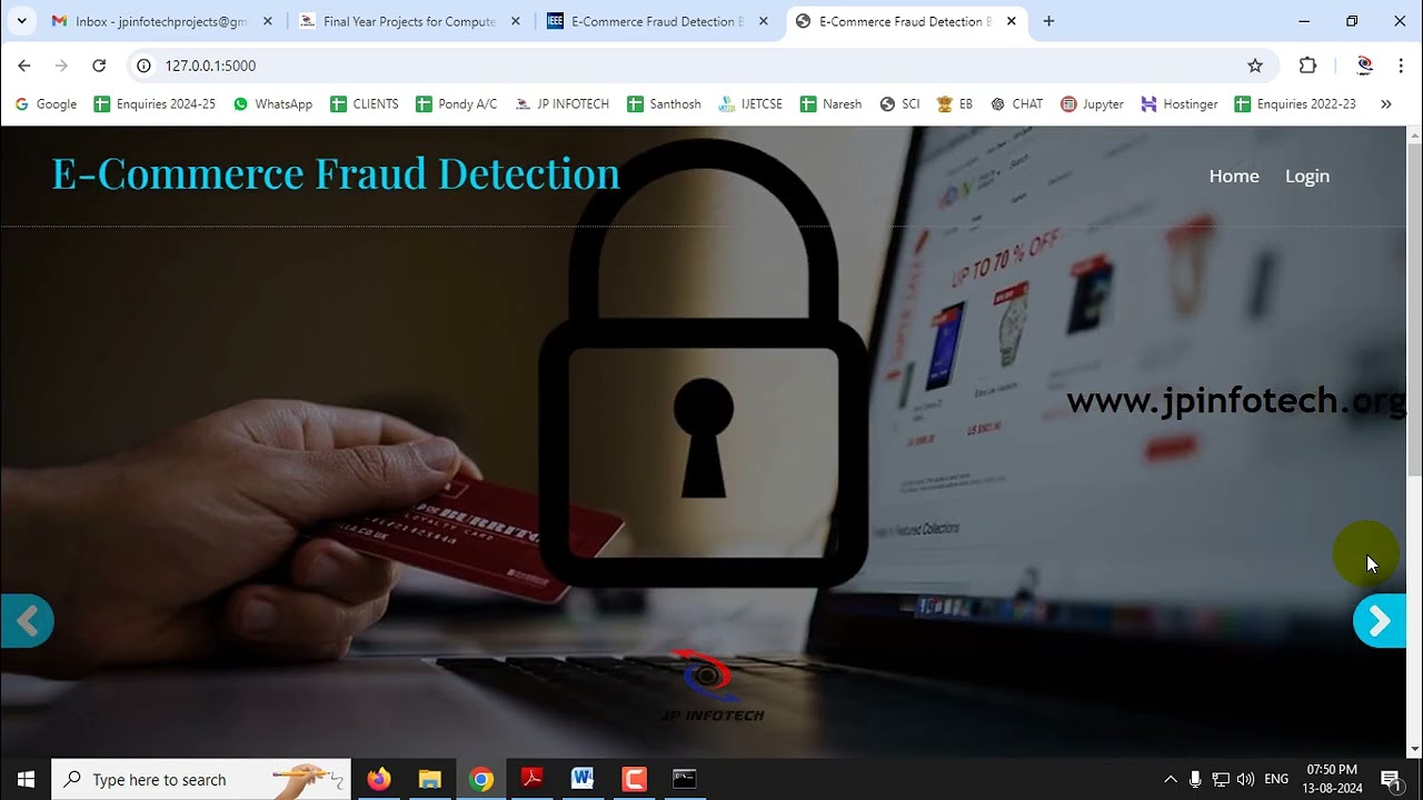 E-Commerce Fraud Detection Based on Machine Learning | Python Final Year IEEE Project