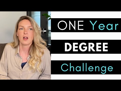 I Tried to Get a (4 yr) Degree In ONE Year | This is what happened.