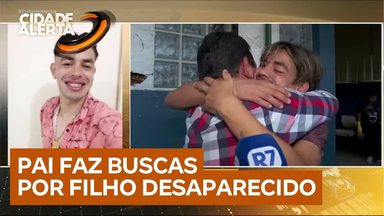 Pai que dormiu na rua em SP encontra filho desaparecido há mais de três semanas