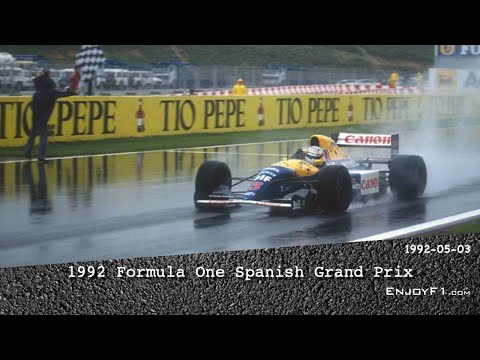 1992 F1 Spanish Grand Prix Line Racing
