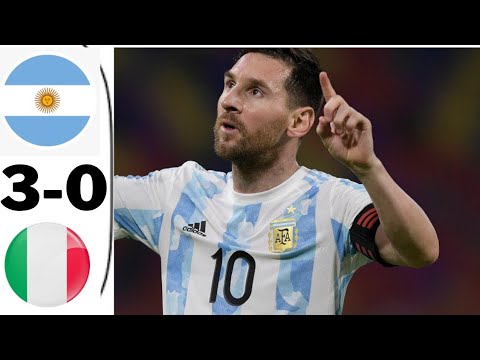 Argentina vs Italy 3-0