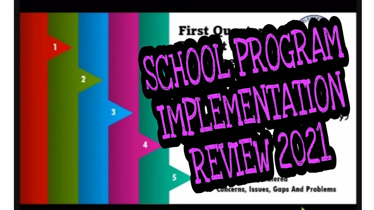 School Program Implementation Review 2021 | LOVELY DAY WITH BELLE