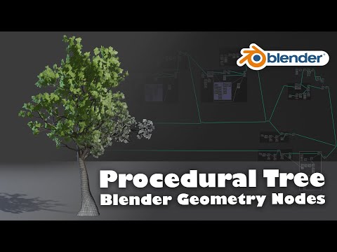 Procedural Tree Generation with Blender Geometry Nodes