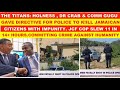 THE TITANS:HOLNESS,DR CRAB&COMM GUGU TU GAVE POLICE DIRECTIVE  TO K!LL J'CAN CITIZENS,11 K!LL IN14+H