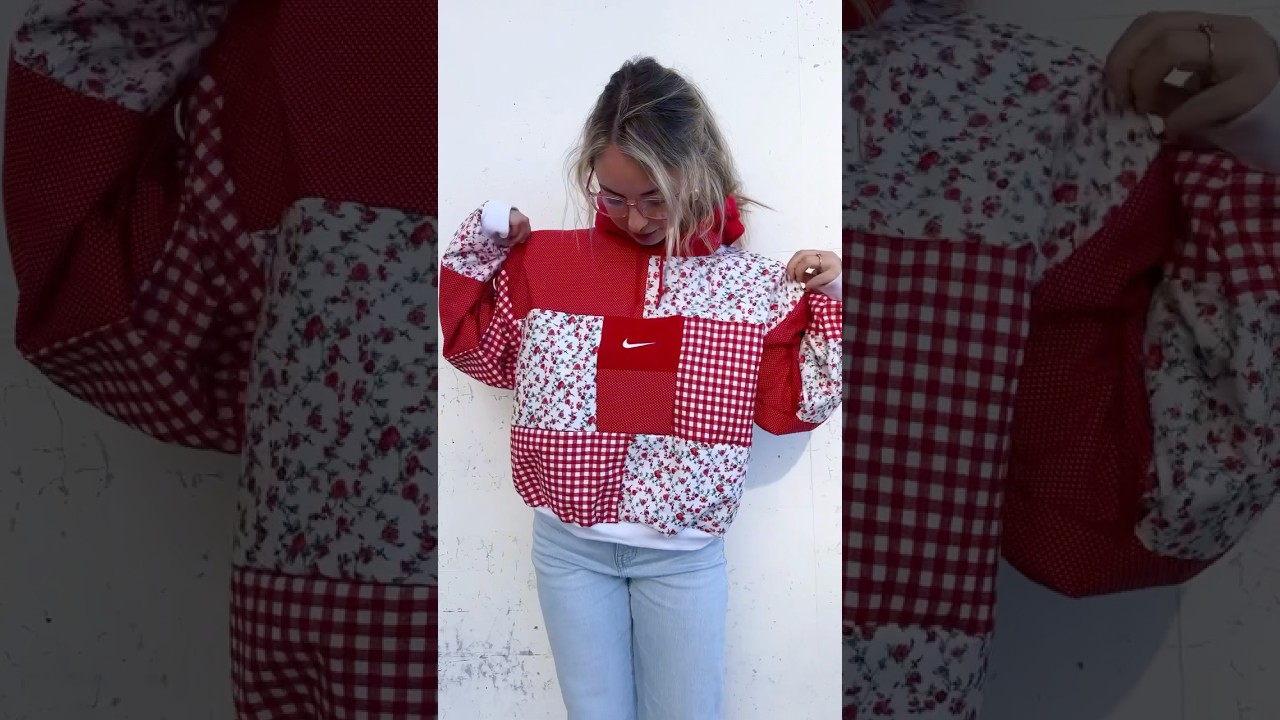 Follow my IG ​⁠@Kathrynmuellerr to purchase! #upcycle #fashion #rework #handmade #upcycling #nike