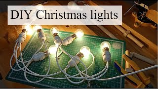 make your own string light - step by step instruction