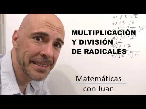 MULTIPLICACIÓN Y DIVISIÓN DE RADICALES de igual y diferente índice