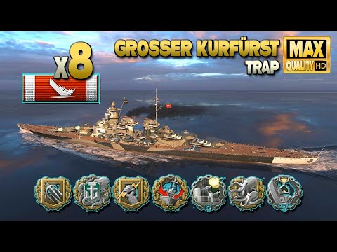 Battleship Grosser Kurfürst: Late turnaround - World of Warships