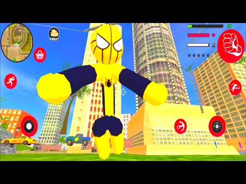 Mafia Spider Stickman Rope Hero Vice Town City Crime Simulator