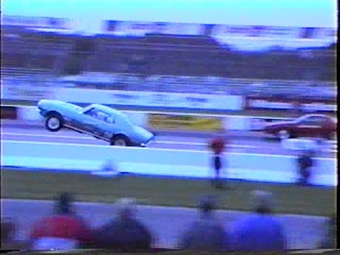 Wild Camaro Wheelstand Maple Grove NMCA 1998
