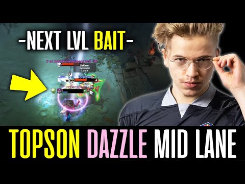 Topson DAZZLE Mid - Next Level BAITING Skills DOTA 2