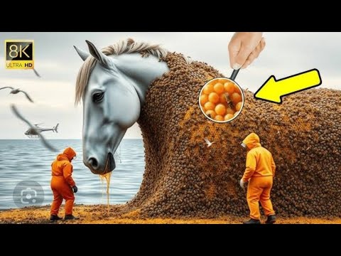 A White Horse That Was Stung By Millions Of Bees Has Been Rescued By A Brave Team