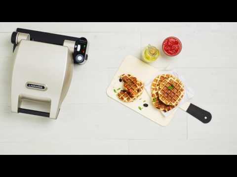 Gaufrier électronique multifonctions Premium Gaufres® - Lagrange - plaques interchangeables et cuisson personnalisée_3