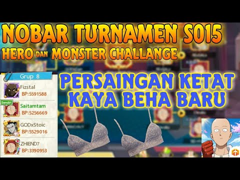 NOBAR TURNAMEN SERVER 15 OPM , PERSAINGAN KETAT DAN SERU DI TAMPILKAN - One Punch Man The Strongest
