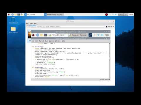 Heating Security Control Part 32 Raspberry Pi Coding Python Tkinter Gui