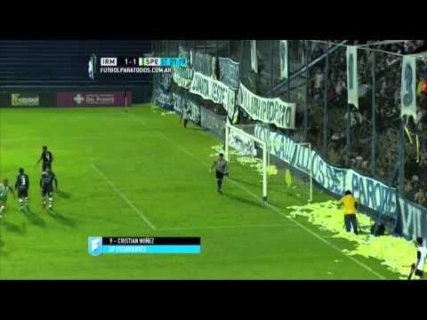 Gol de Núñez. Independiente RM 1 vs. Sportivo Estudiantes 1. Fecha 2. B Nacional 2015. FPT
