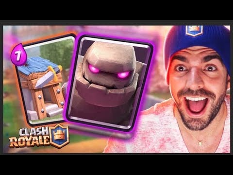 O MELHOR DECK DE GOLEM DA ATUALIDADE - CLASH ROYALE