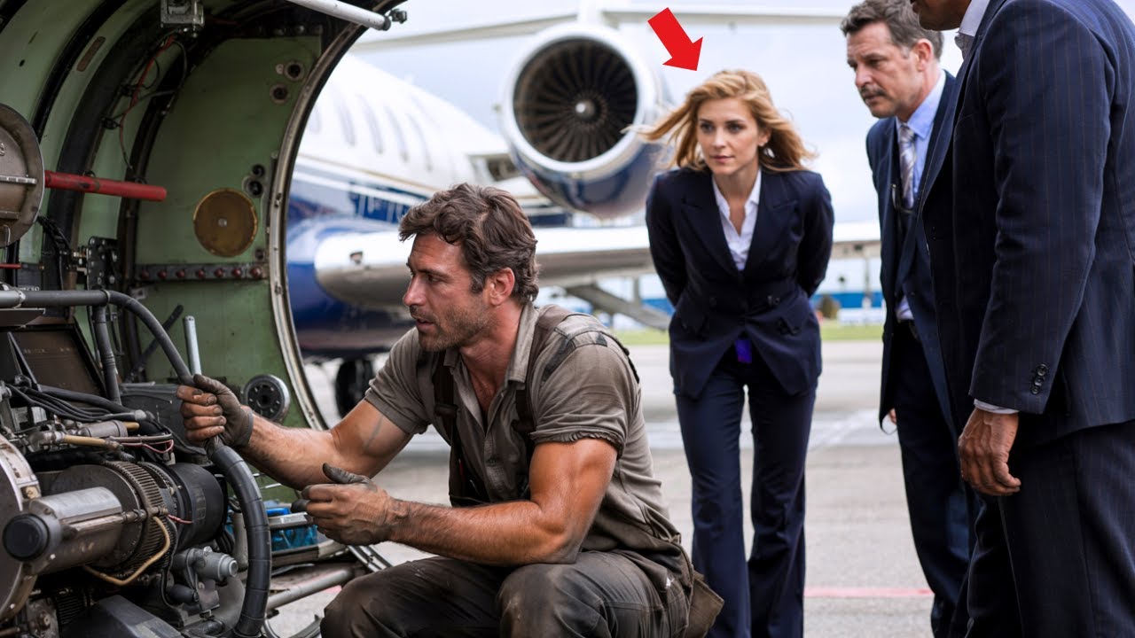 Un MECÁNICO POBRE salva el jet de una BILLONARIA… y ella se enamora de él