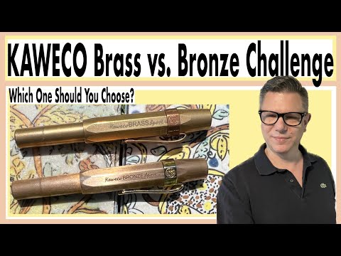 Kaweco Brass vs Bronze Sport - Compared!