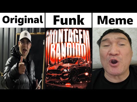 Itamar MC Montagem Bandido Original vs Funk vs Meme