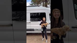NEW van tour of our self-converted Ford Transit van 🚐 #vanlife #vantour #vanbuild #vanconversion