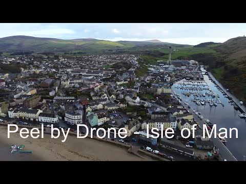 Peel by Drone - Isle of Man