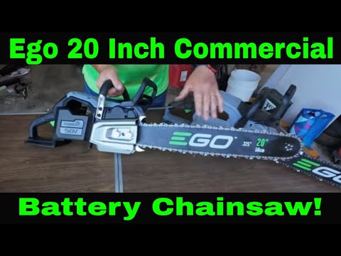 Ego CSX5007 56V 20 Inch Commercial Battery Chainsaw First Look And Test #376