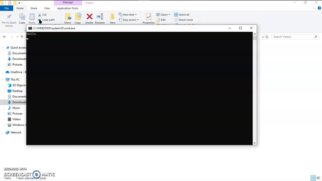 Batch Tutorials #1 (Echo Command)