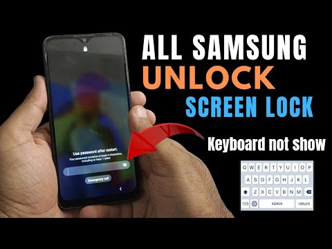 Samsung Fixing Keyboard Not Showing on Lock Screen |  Keyboard Error Fix 