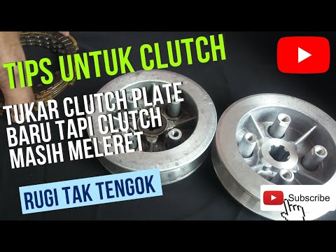 clutch baru tapi clutch masih meleret | tips bahagian clutch | honda