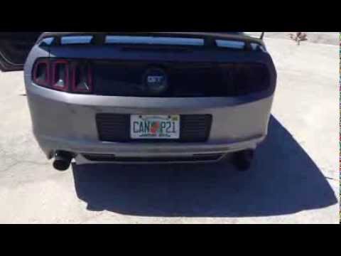 2013 Mustang GT Exhaust Pypes Off Road H-pipe with Pype Bomb axle back BAMA Tuned