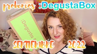 Cajita DEGUSTABOX Septiembre 2022 . Vamos a ver jubt@s lo que trae. Probemosla! #degustabox