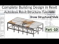 Autodesk Revit Structure Tutorials How To Draw Structural Slab In Revit Lec 10