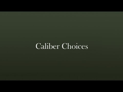 HEYM Field Notes - Caliber Choice
