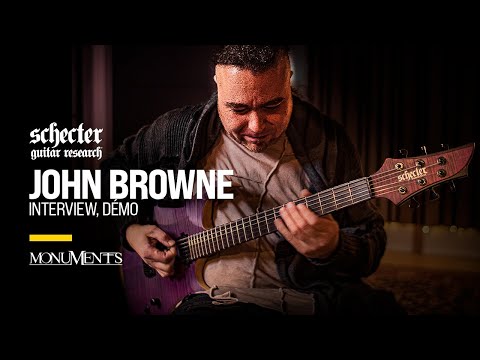 Schecter Metal Guitar meets John Browne of Monuments