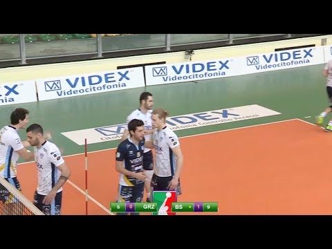 M&G/A2, Pool A, 7a Giorn: Videx Grottazzolina - Centrale Del Latte Brescia 1-3. Gli Highlights