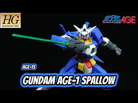 HG Gundam AGE-1 Spallow Review | Mobile Suit Gundam AGE