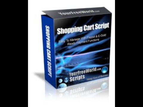 PHP Shopping Cart Script With Affiliate Program video demo