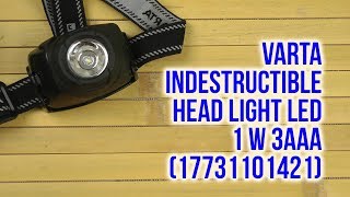 Varta Power Line Indestructible 1W LED Head Light 3AAA - відео 1