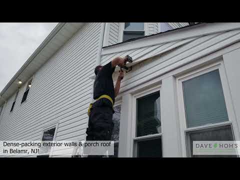 Dense Packing Roof Porch & Exterior Walls