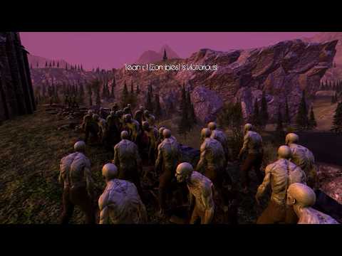 100 WW2 US soldier vs zombie horde UEBS