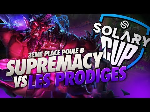 SUPREMACY VS LES PRODIGES DE 2014 - SOLARY CUP - 3EME PLACE POULE B