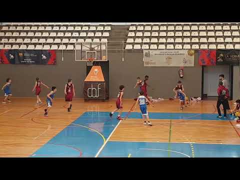 Mini A, 6°p,  C.B.Santfeliuenc vs Lleida, marzo 2022