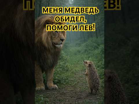 ОСЁЛ ЗАЩИЩАЕТ ЁЖИКА - #нейросеть #ai #юмор #мем #funny #смешныеживотные #hailuoai #hailuo02 #minimax