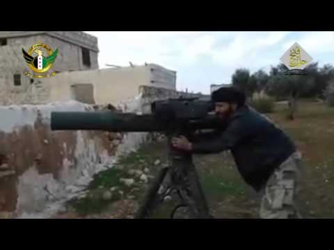 استهداف  قوات النظام بصاروخ تاو من قبل لواء السلطان مراد في العيس في محافظة حلب