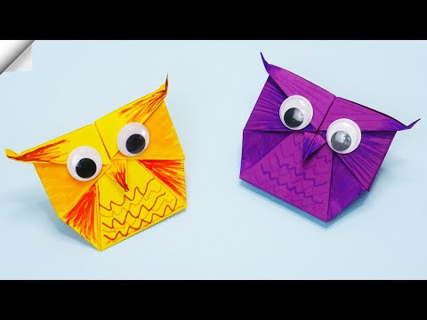 Valentine s day easy crafts DIY Moving Paper OWL Easy Paper Crafts
