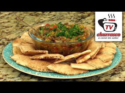 Como Fazer Antepasto Cremoso de Berinjela - Tv Churrasco